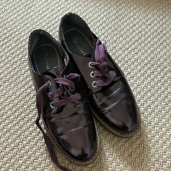 Tamaris | Shoes | Leather Lace Shoes Suit Shoes Women Plum Purple Lacquered | Poshmark Tamaris | Shoes | Leather Lace Shoes Suit Shoes Women Plum Purple Lacquered | Poshmark